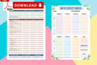 Top Blank Budget Planner Template